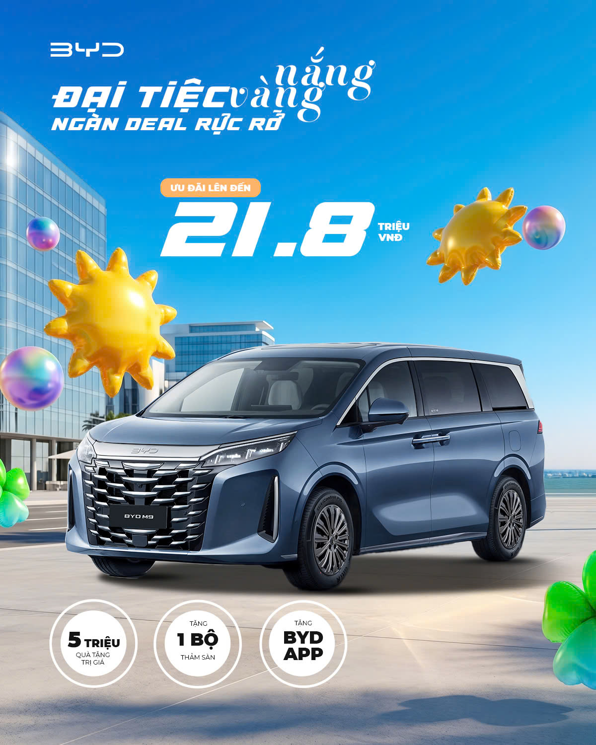 Ưu Đãi Khuyến Mãi BYD M9 Tháng 5/2026